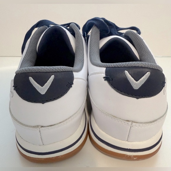 Callaway Men's White and Blue Sneakers - Picture 12 of 13